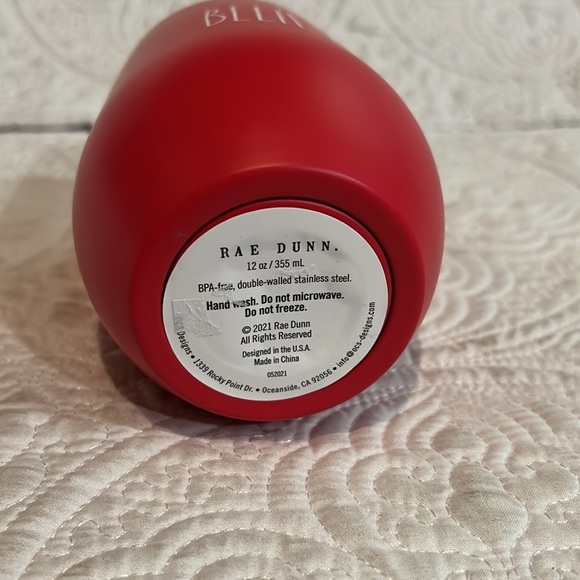 Rae Dun BELIEVE stemless wine glass, NWOT - Picture 5 of 9